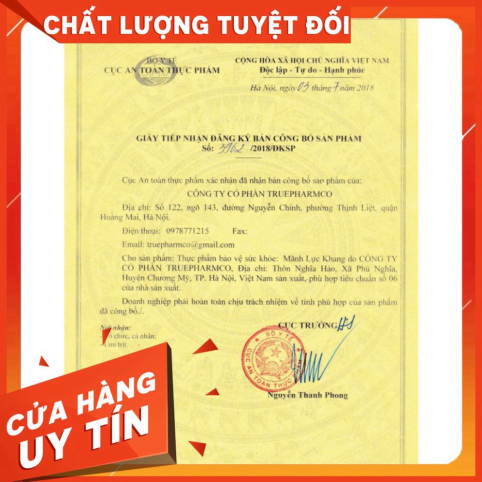 HẠ NHIỆT SALE Mãnh Lực Khang - Tăng Cường Sinh Lý Nam - Kéo Dài Quan Hệ - Miễn Phí Giao Hàng Khi Chọn Mã Giảm Giá HẠ NHI