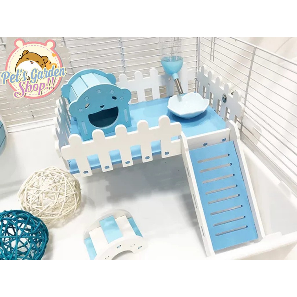 Tầng lửng lắp ráp gắn lồng cho hamster, pet nhỏ...