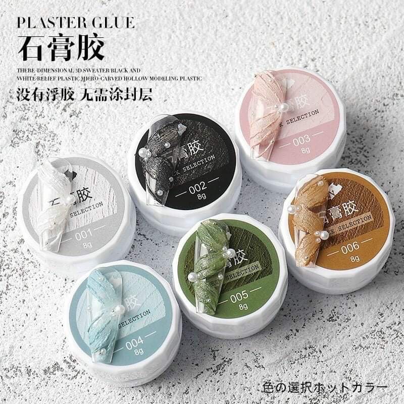 Gel thạch cao nail, gel xi măng trang trí móng