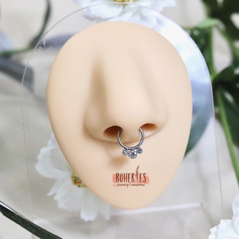 Boheries/Khuyên tai cho Daith, khuyên Septum vách ngăn mũi thép y tế không gỉ