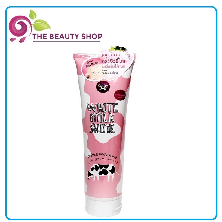 Tẩy da chết toàn thân Cathy Doll White Milk Shine Peeling Body Scrub