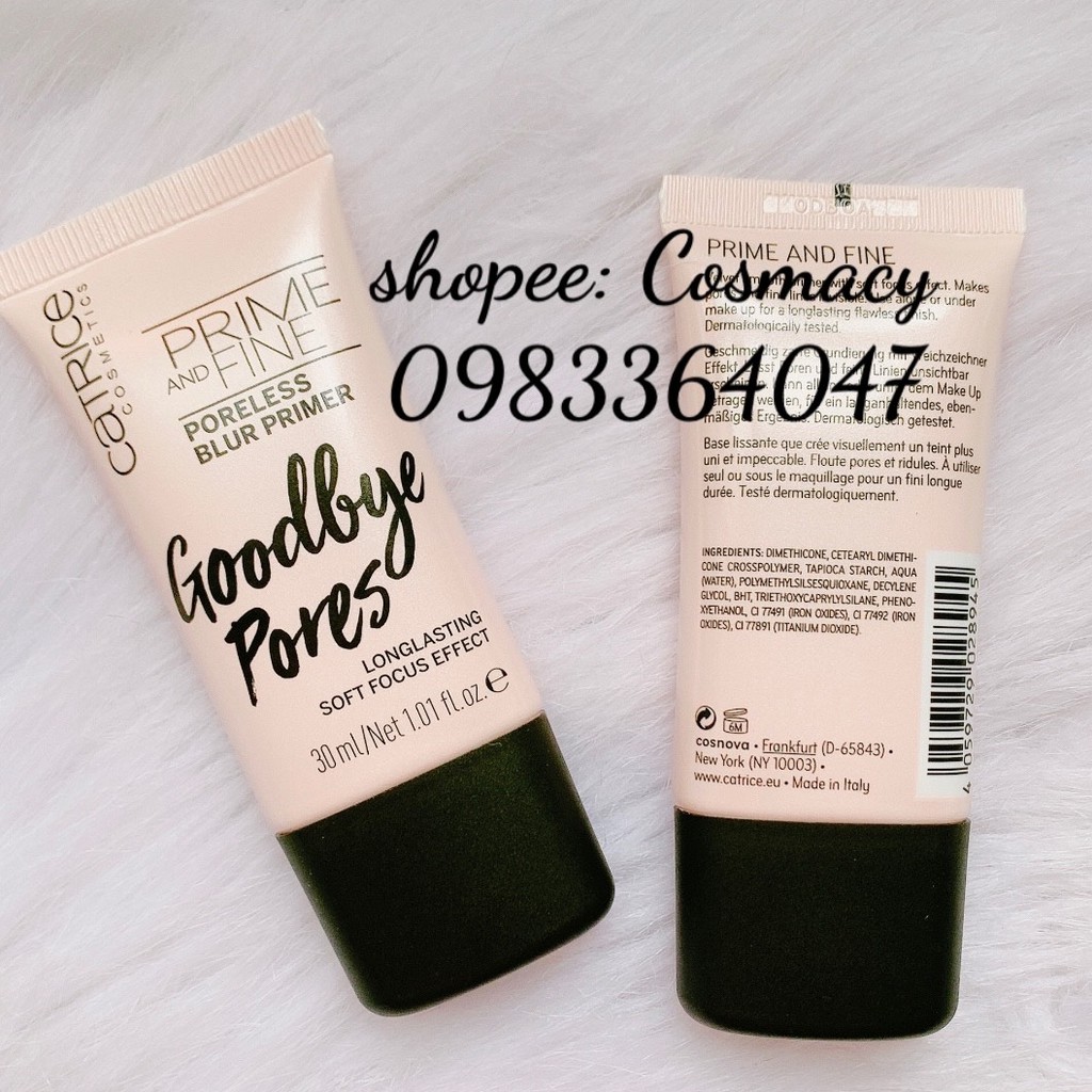 Kem lót Catrice Goodbye Pores Prime and Fine (hồng) 30ml | BigBuy360 - bigbuy360.vn