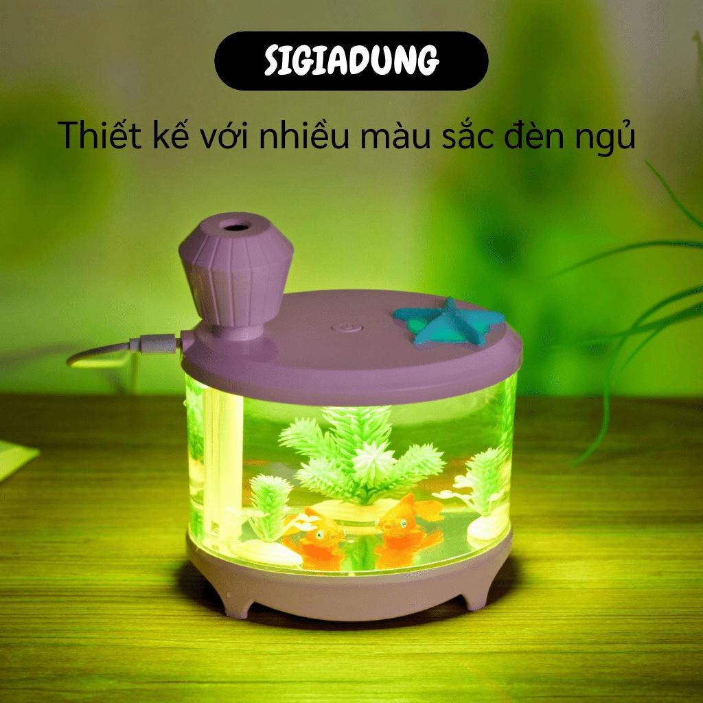 [SGD] Máy Khuếch Tán Tinh Dầu - Máy Phun Sương Tạo Độ Ẩm Không Khí Hình Bể Cá Mini 7914