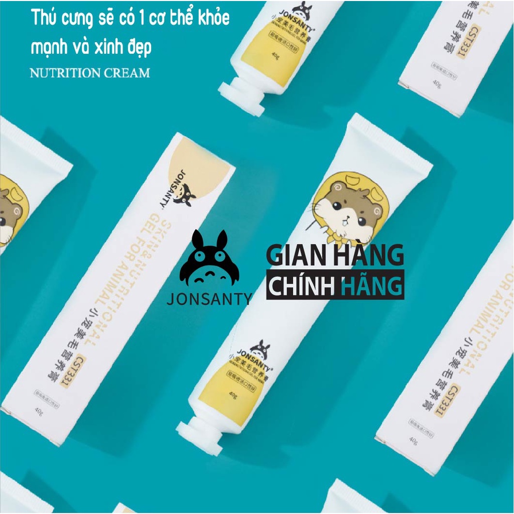 Gel dinh dưỡng hamster chính hãng JONSANTY đầy đủ vitamin cần thiết cho hamster bổ sung dinh dưỡng nhỏ, bầu, ốm yếu c331