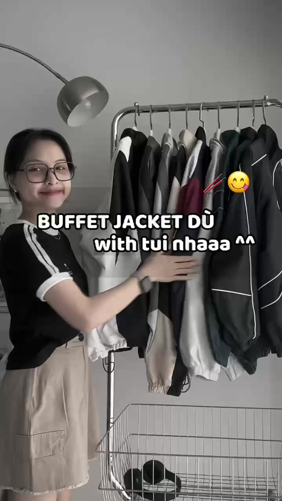[ẢNH THẬT-CÓ SẴN] Áo Jacket Khoác Dù 4LUCKY Phối Viền Trắng Đen 2 Lớp Có Túi Trong Form Rộng Unisex - Suti House | BigBuy360 - bigbuy360.vn