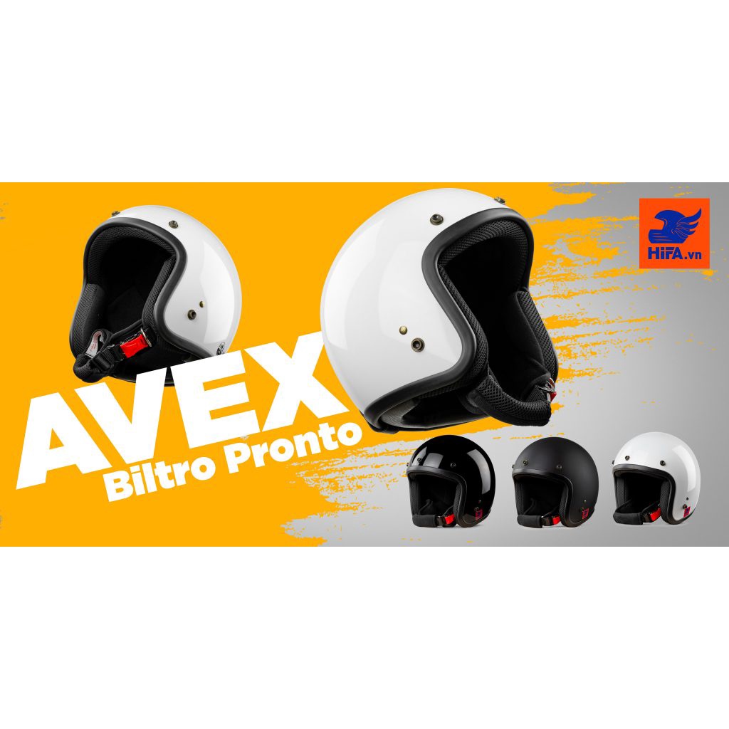Mũ Bảo Hiểm 3/4 Avex Biltro Pronto - HIFA.vn