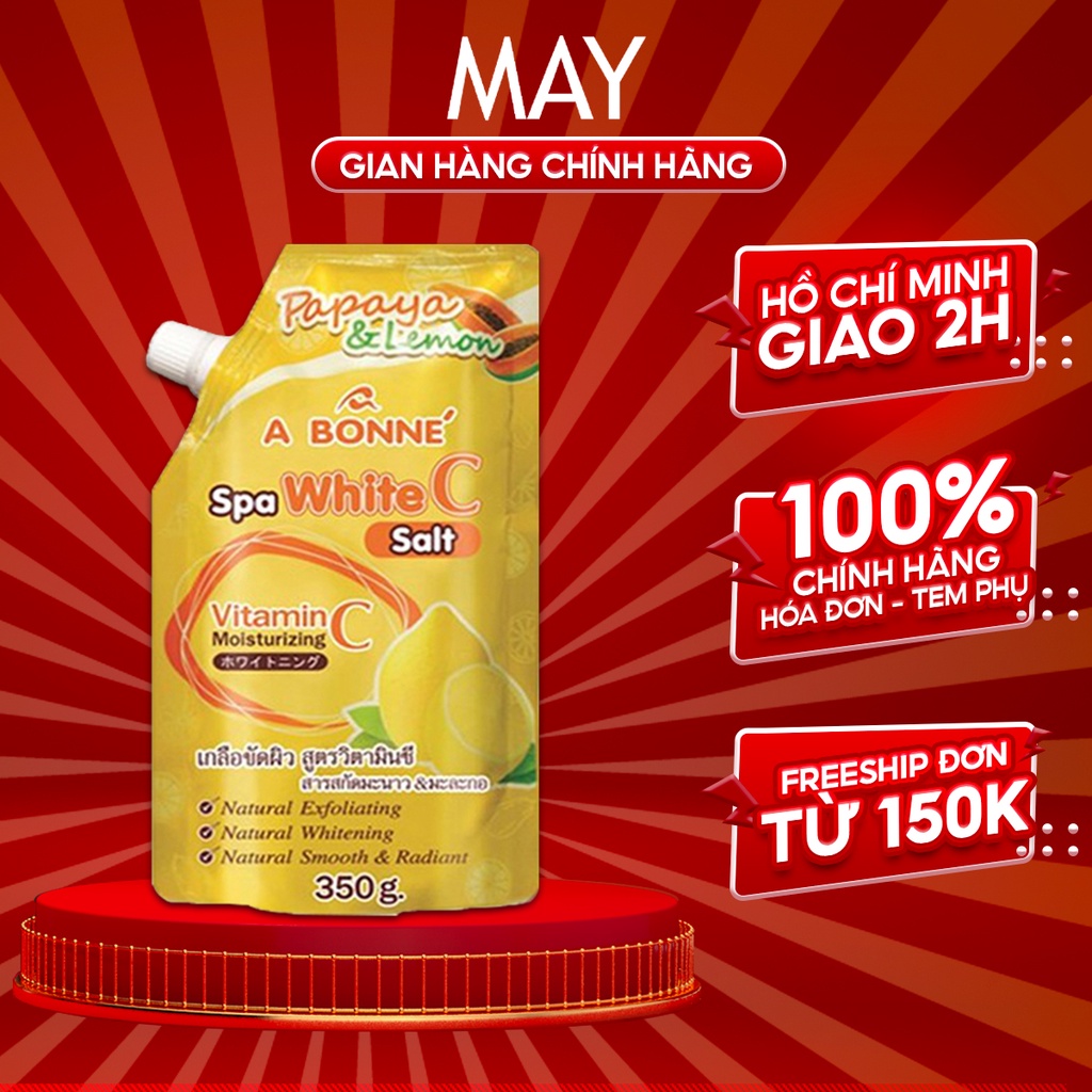 Muối tắm Vitamin C A Bonne Spa White C Salt Thái Lan 350g