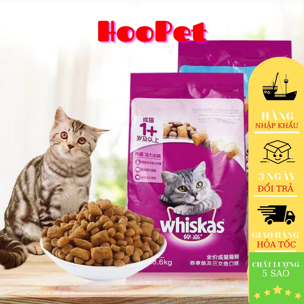 Thức Ăn Cho Mèo Whiskas Adult Gói 400g- Thức ăn khô cho Mèo