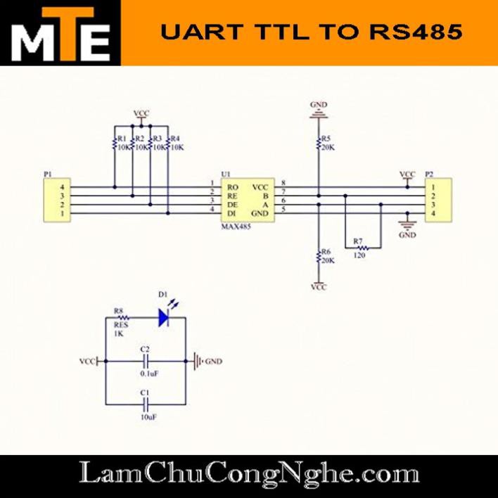 Mới! Module chuyển đổi TTL to RS485 - MAX485