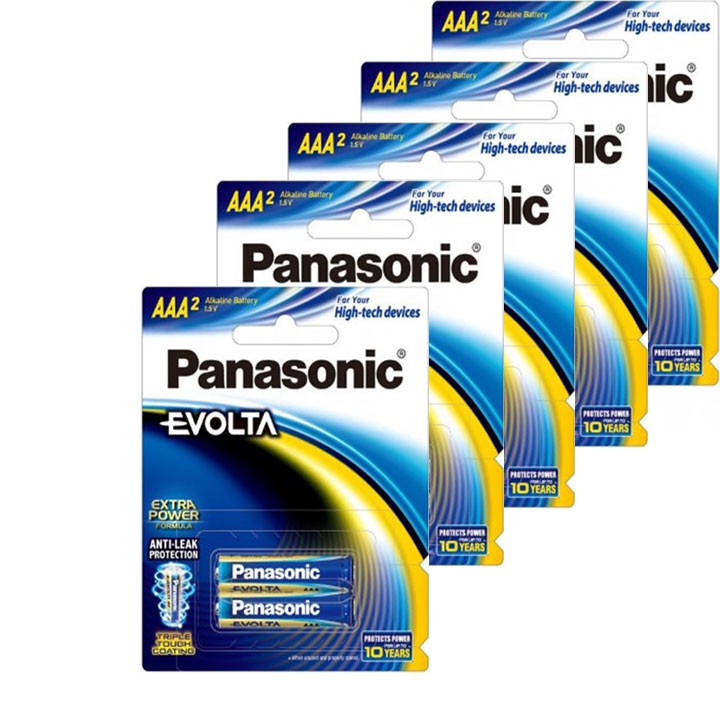 PIN PANASONIC AAA ALKALINE EVOLTA LR03EG 2B VỈ 2 VIÊN.