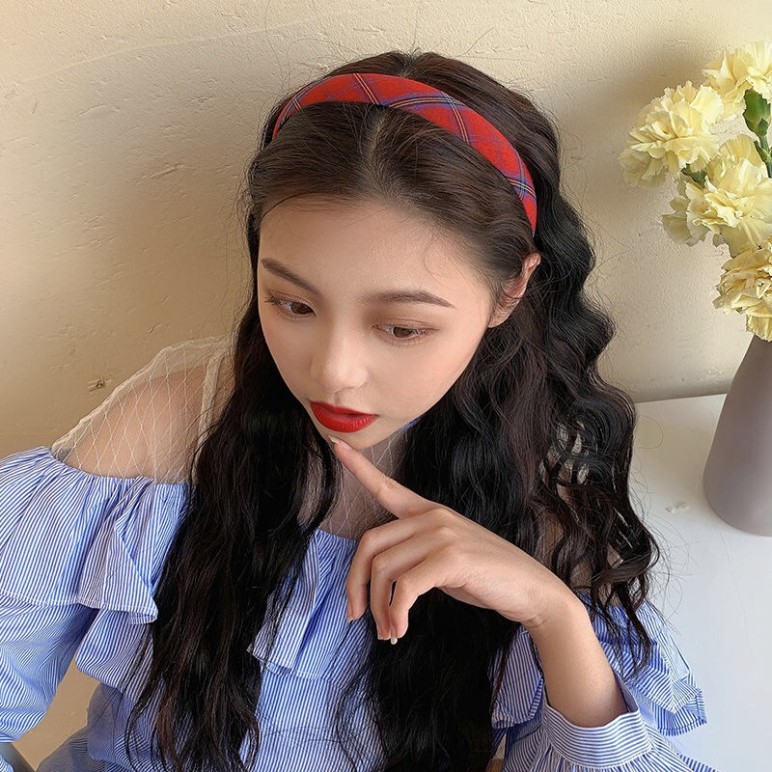 Bộ 1/3 Cài tóc INS thiết kế bản rộng kiểu mới dễ thương cho nữ