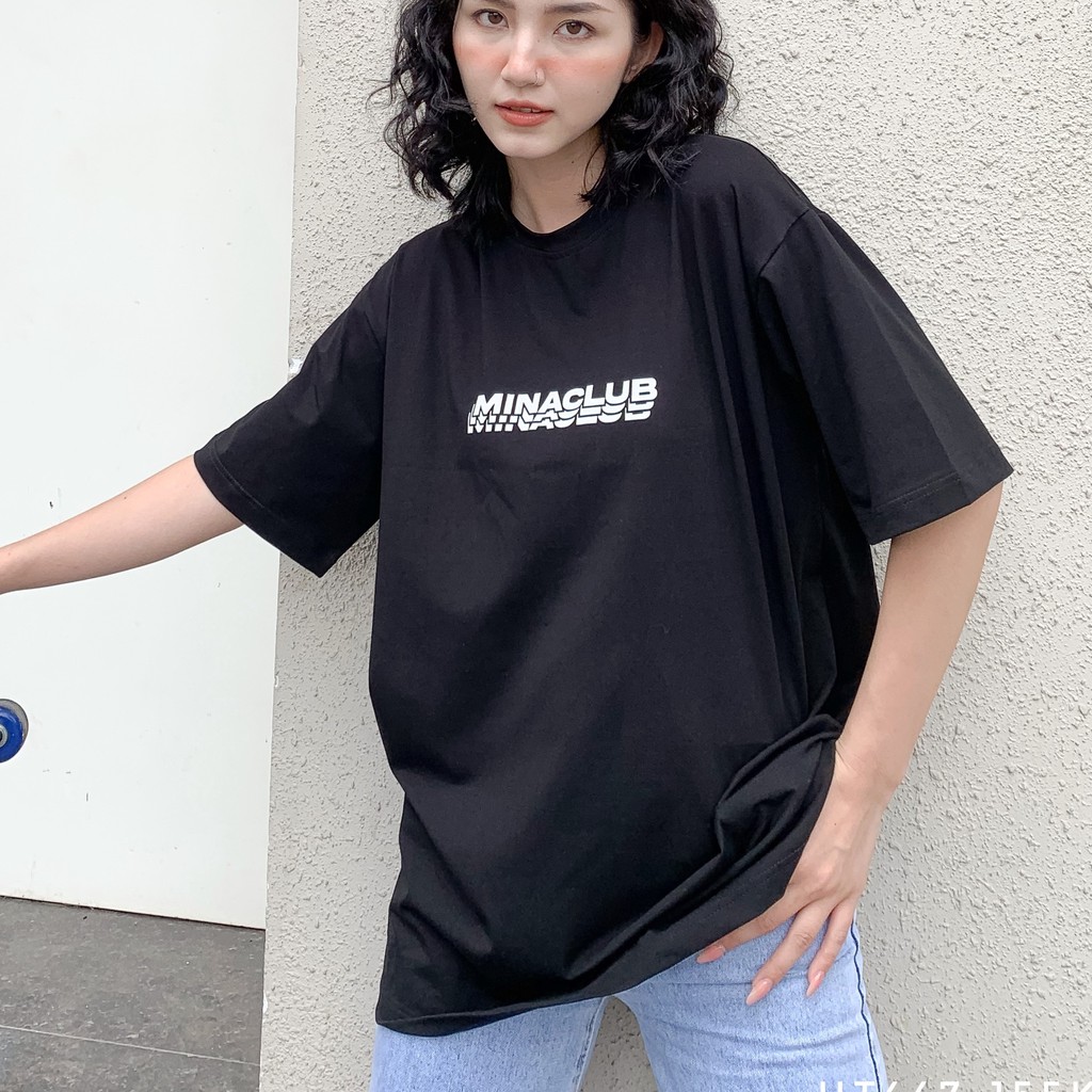 Áo thun/phông cộc tay unisex Mina studio HT447 chất liệu cotton thấm hút mồ hôi phong cách trẻ trung | BigBuy360 - bigbuy360.vn