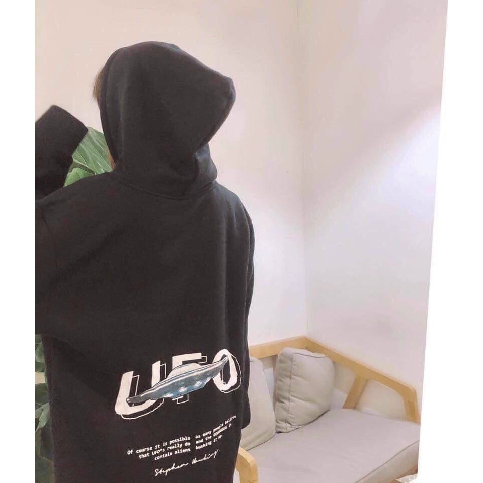 Áo hoodie in hình UFO nỉ ngoại 123SHOP form rộng có mũ cho nam và nữ 2 màu unisex ulzzang Cá Tính | BigBuy360 - bigbuy360.vn