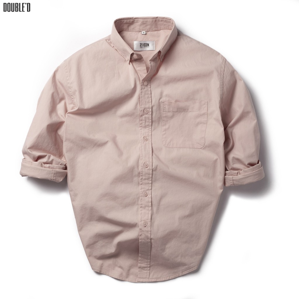Áo sơ mi nam DOUBLE'D tay dài trơn SEP00 | BigBuy360 - bigbuy360.vn
