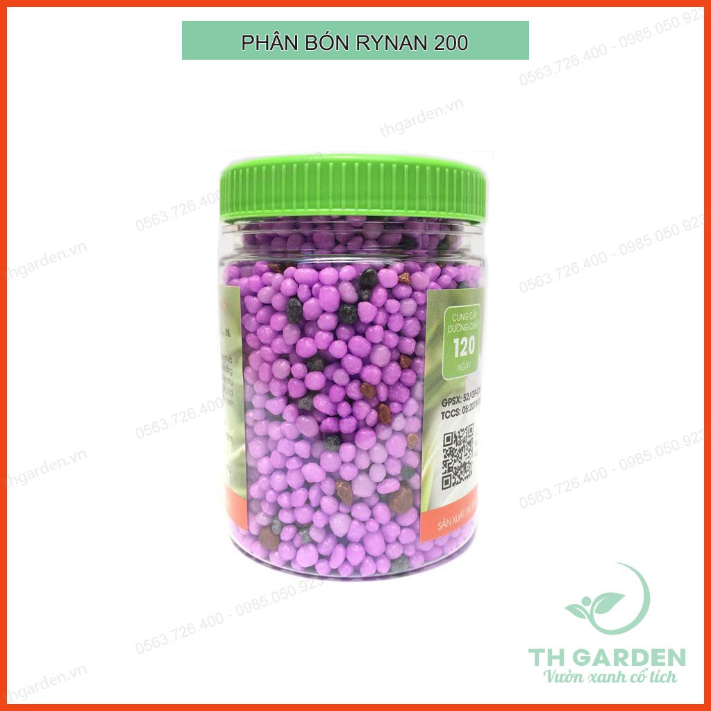 Phân Bón Thông Minh Rynan 200 - Chuyên Cho Phong Lan Con - Màng Polyme Kiểm Soát Giải Phóng Phân Từ Từ