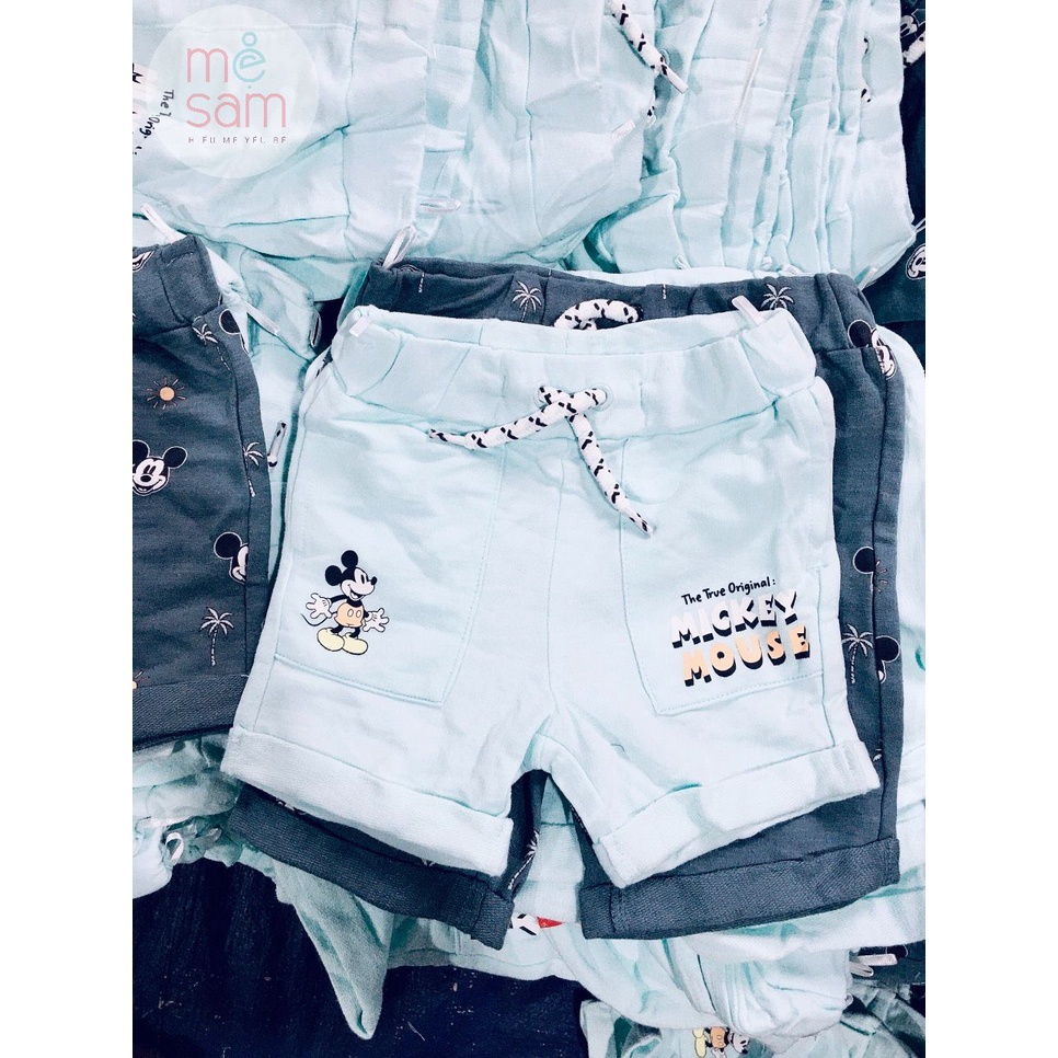 Quần nỉ mickey xam xanh disney baby