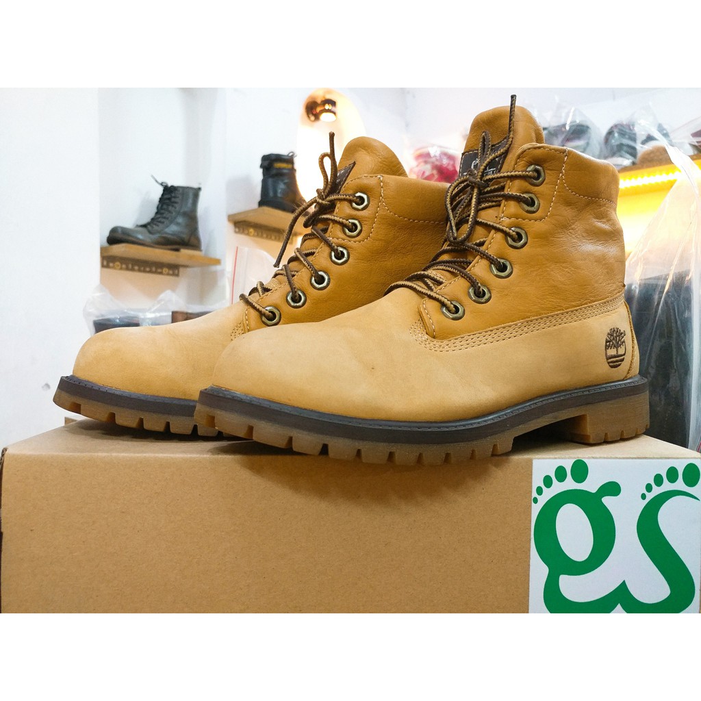 Giày chính hãng 2hand TIMBERLAND ROLL TOP ANKLE BOOTS