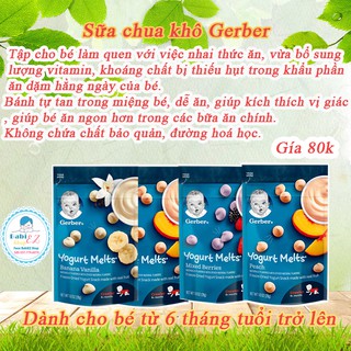 Sữa chua khô Gerber cho bé