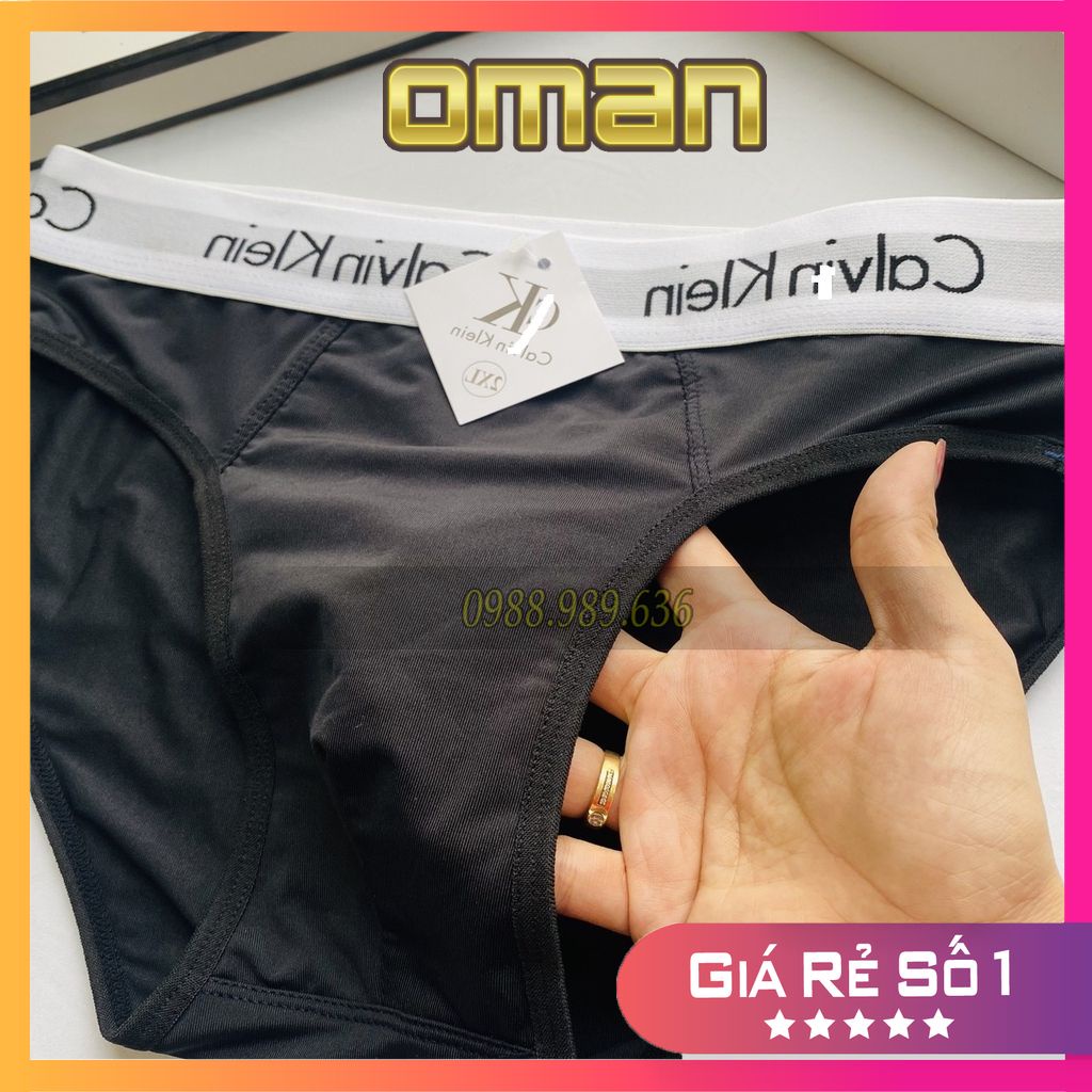 Quần lót nam tam giác thun lạnh - Quần sịp nam tam giác cao cấp co giãn 4 chiều, kháng khuẩn mặc cực thích - OMAN