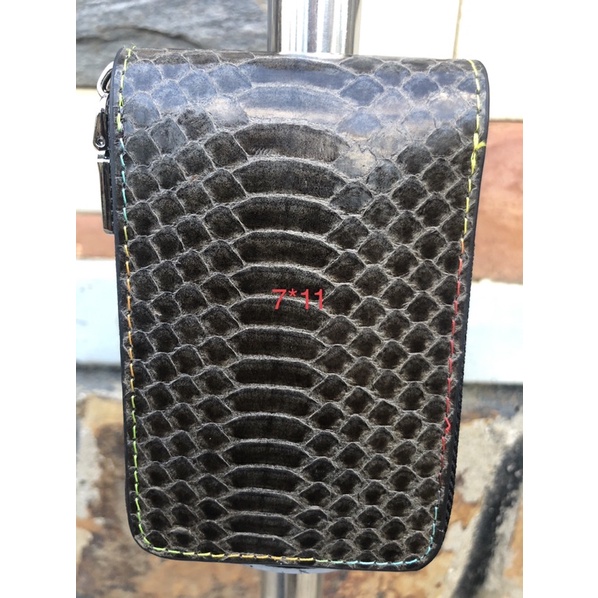 Clutch đeo vai, ví đựng thẻ da rắn thật hàng si tuyển