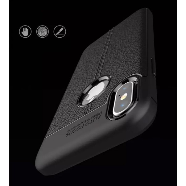 Ốp lưng IPHONE Auto focus Đen VÂN DA 5/5s/5se/6/6s/6s plus/ 6 plus/ 7 plus/ 8plus/ xs max/ 11 pro max/ 12 pro max/x