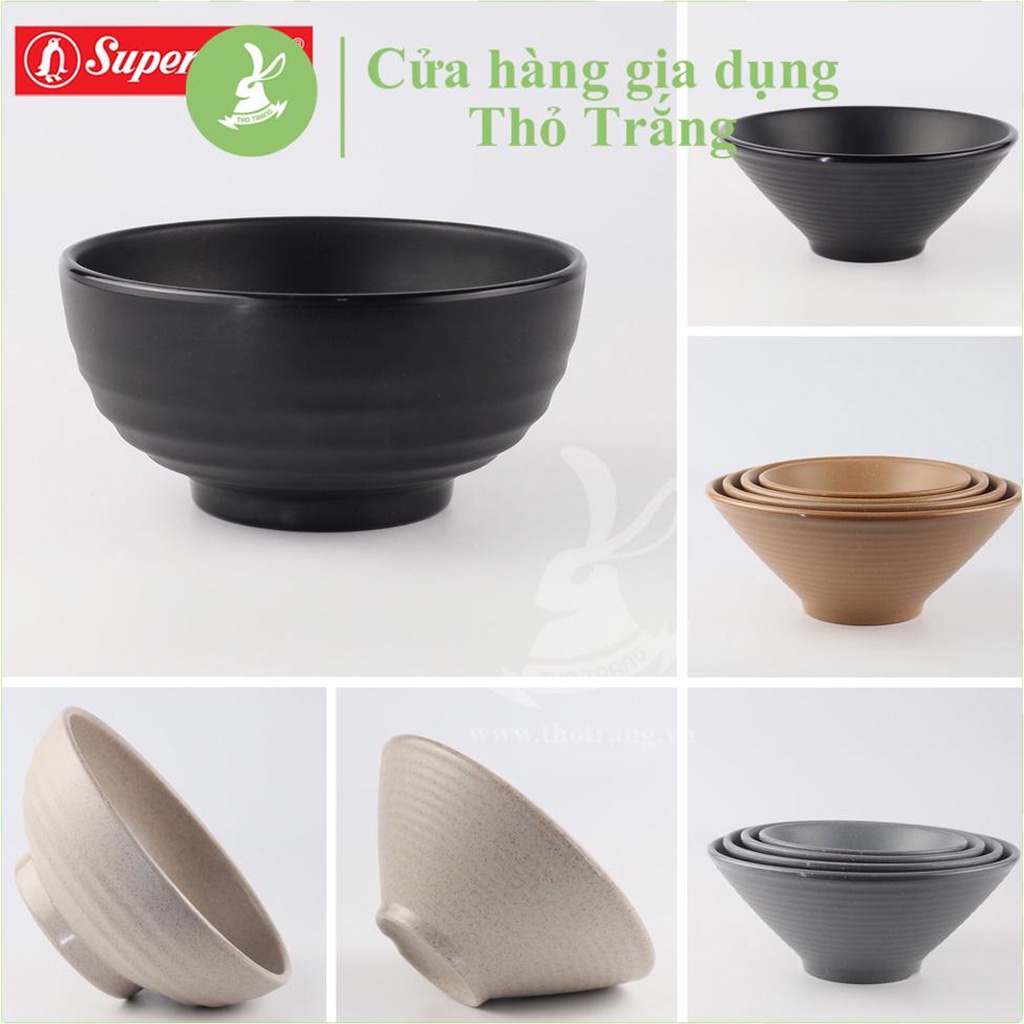 Tô xoắn nhám nhựa melamine Superware Thái Lan