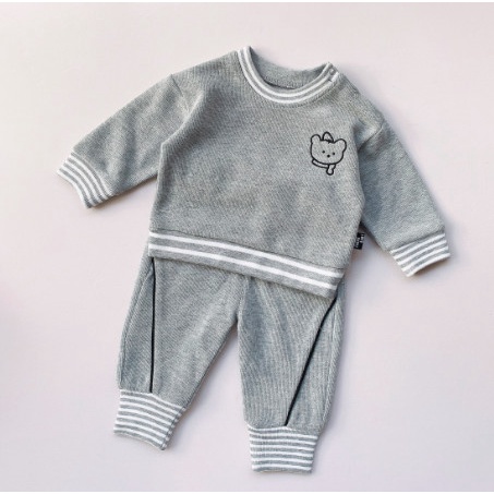 Bộ nỉ thu đông chất đẹp cho bé trai 2022