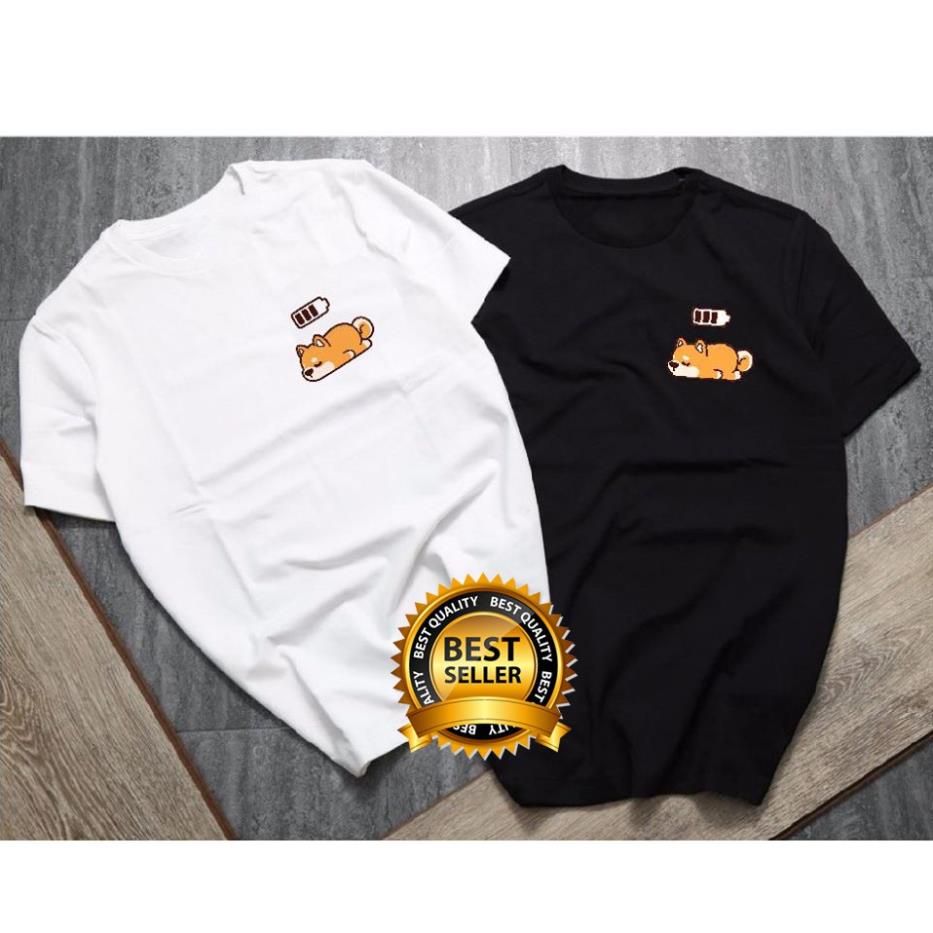 🔥XẢ HÀNG🔥 ÁO ĐÔI Corgi - Áo thun cặp nam nữ đẹp - Giá 1 áo' giá tại xưởng