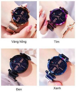Đồng hồ nữ DIMINI nam châm dây lụa tuyệt đẹp