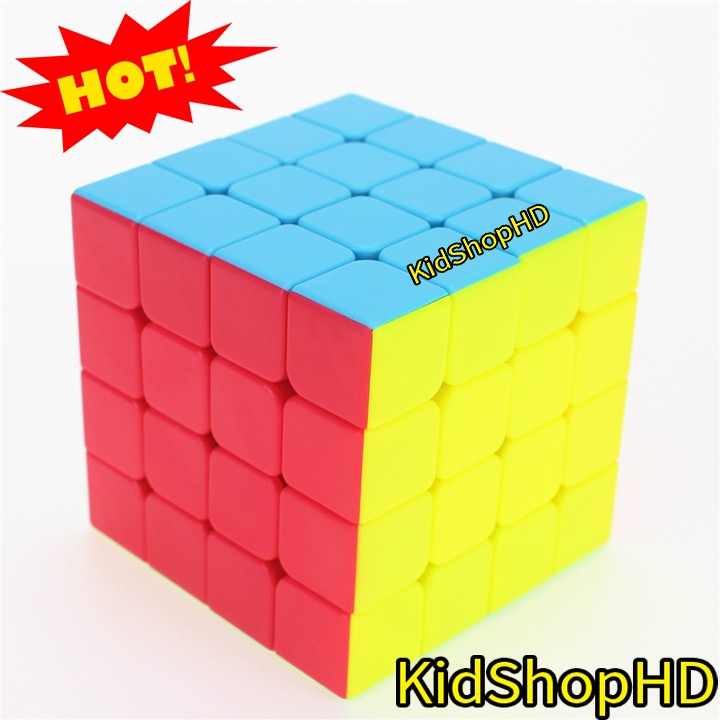 Rubik 4x4 đẹp, xoay trơn, không rít 🌦️ Rubic 4x4 MoYu QiYi Cube Stickerless Đồ Chơi Xếp Hình Trí Tuệ