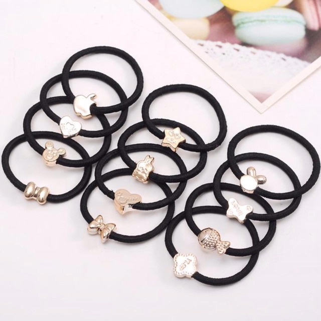 [sỉ 2,5k]Set 2 chiếc dây buộc tóc dày dặn Cute