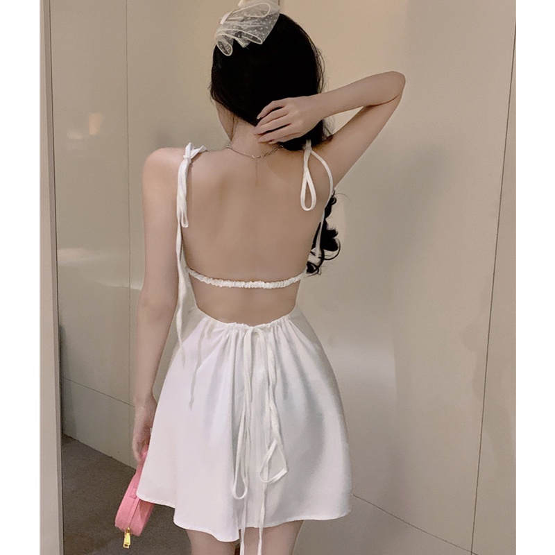 Đầm Sát Nách Cột Dây Thời Trang Mùa Hè Quyến Rũ Cho Phái Nữ