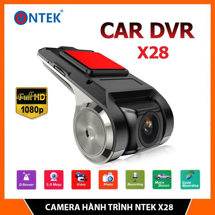 Camera hành trình Ô TÔ NTEK X28 DVR FHD 1080P - chuyên dụng cho xe hơi - BH 12 Tháng | WebRaoVat - webraovat.net.vn
