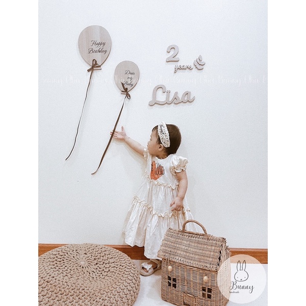 Set bóng bay gỗ