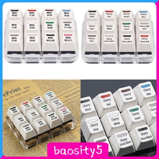 [Baosity5] Cherry Mechanical 12 Key Switch Test Keycaps Kiểm tra Keycaps