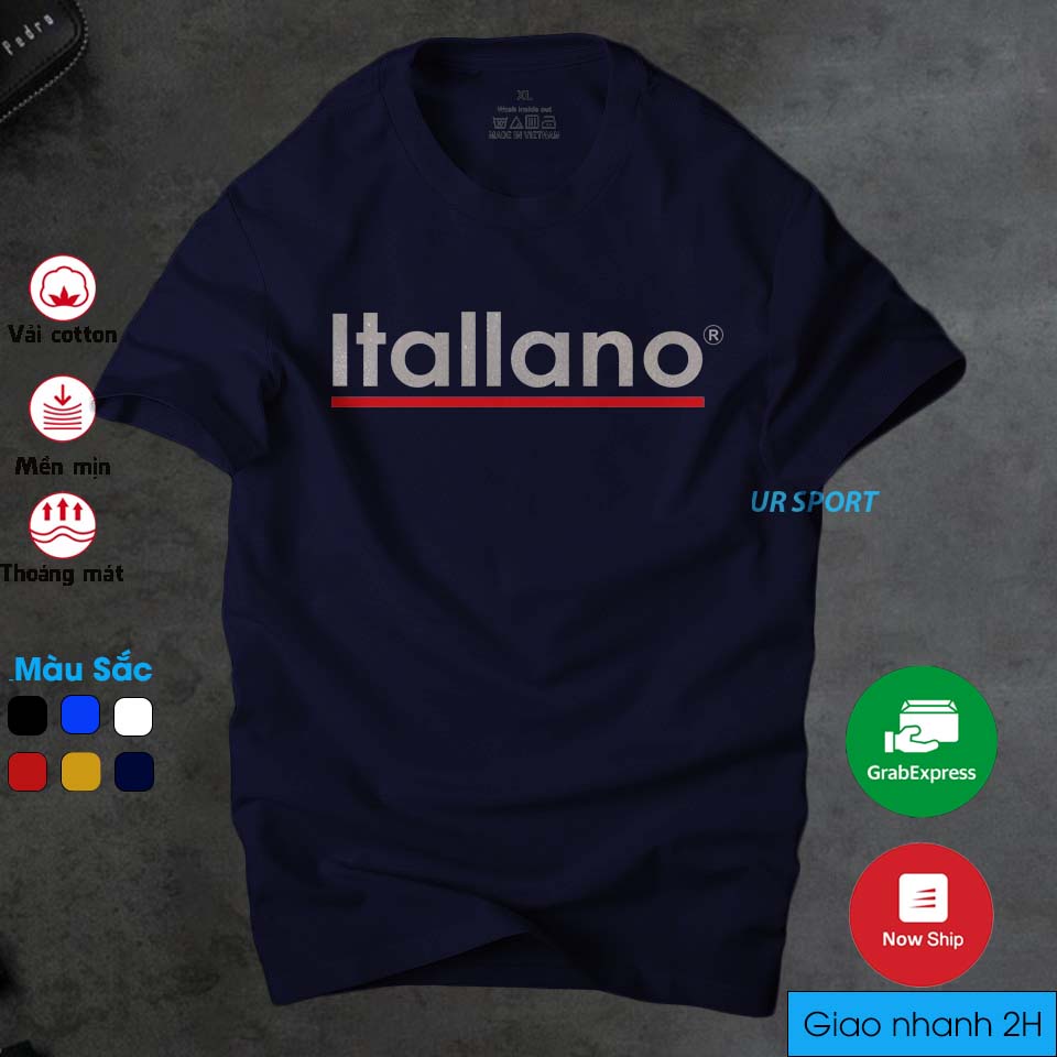 Áo thun nam cổ tròn Itallano năng động tính lịch lãm | ur sport