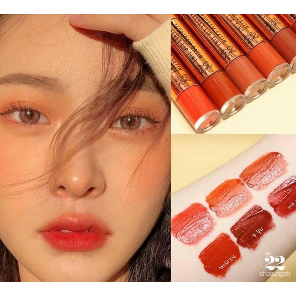 Son Kem Lì Chosungah22 Zerogram Satin Velvet Lip Tint Ver22