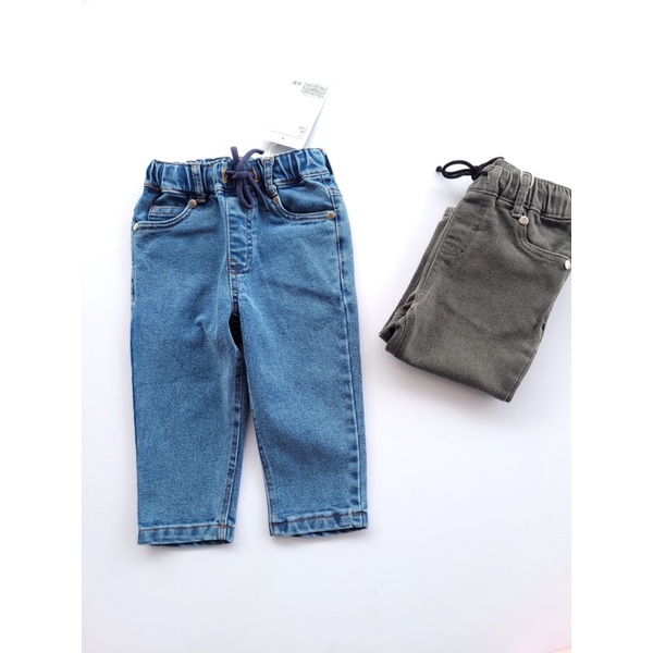 Quần Jean cạp chun xuất dư cho bé