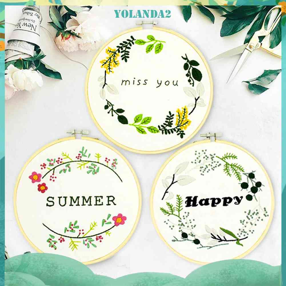 Bộ 5 Khung Thêu Thủ Công Bằng Tre