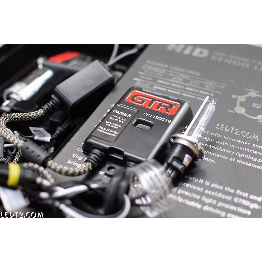 [BH: 5 năm] Bộ Kit HID (Xenon + Ballast) GTR 180% [SL: 1 cặp] -chính hãng