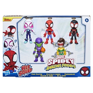 Bộ Sưu Tập 5 Mô Hình Nhân Vật Phim Marvel Spidey and His Amazing Friends