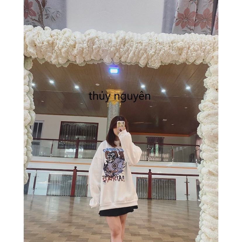 Áo nỉ Beerbro và sunset siêu chất tay hơi bồng