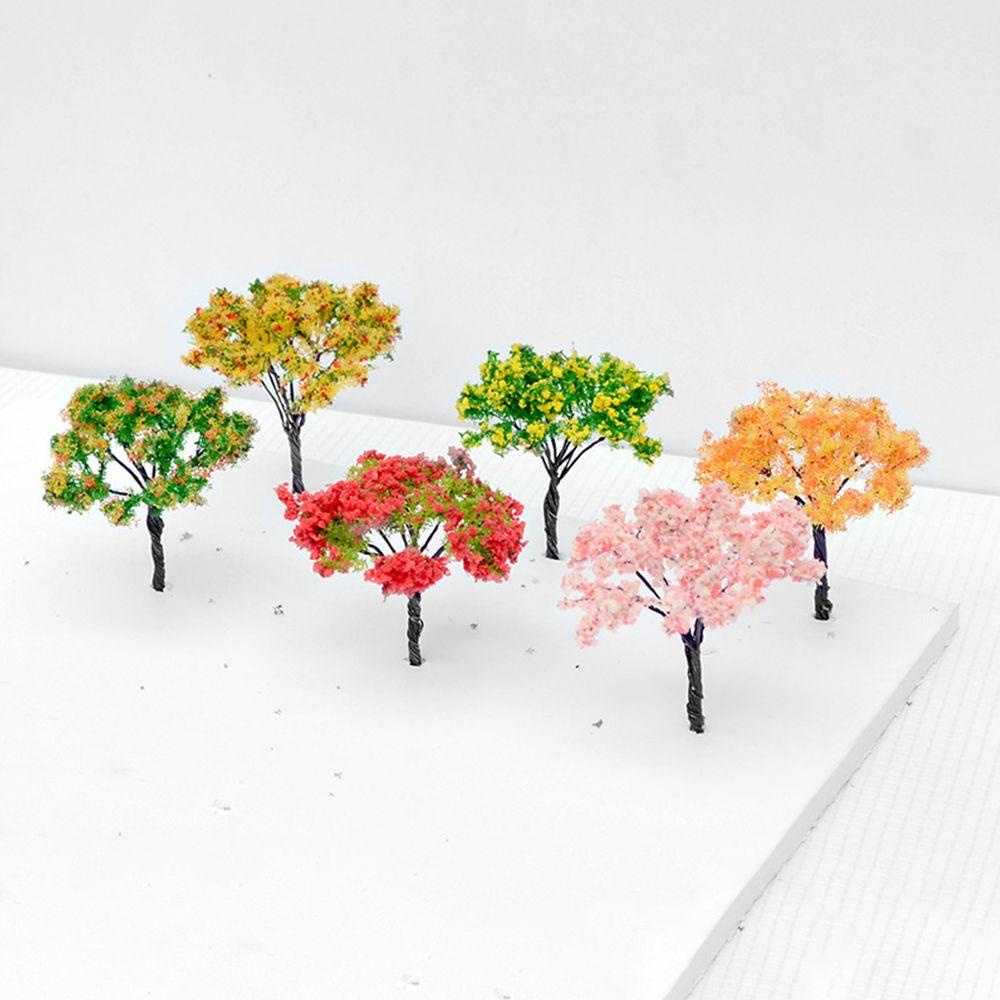 PINEVN Set 10 / 10 Mô Hình Cây Hoa Nhân Tạo Dùng Để Trang Trí Tiểu Cảnh