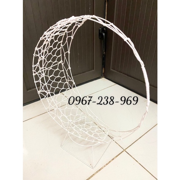 Giỏ cắm hoa, giỏ vầng Trăng đẹp, cắm hoa tươi,hoa giả quà tặng