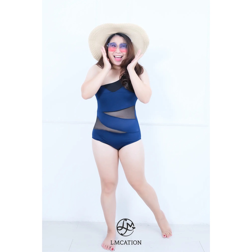 Đồ Bơi Một Mảnh Lệch Vai LMcation Angela - Màu Xanh Đen
