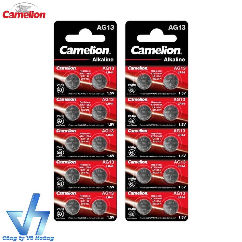 15 pin Camelion AG13 - Pin nút alkaline 1.5V