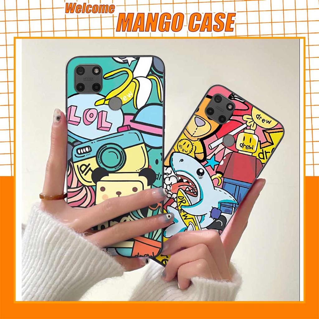 Ốp lưng điện thoại Realme C25s - C25Y drew, kaws, bape cao cấp, vỏ ốp rẻ đẹp