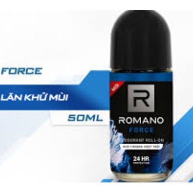 COMBO DẦU GỘI ROMANO HƯƠNG NƯỚC HOA FORCE 650 VÀ LĂN KHỬ MÙI FORCE 50ML