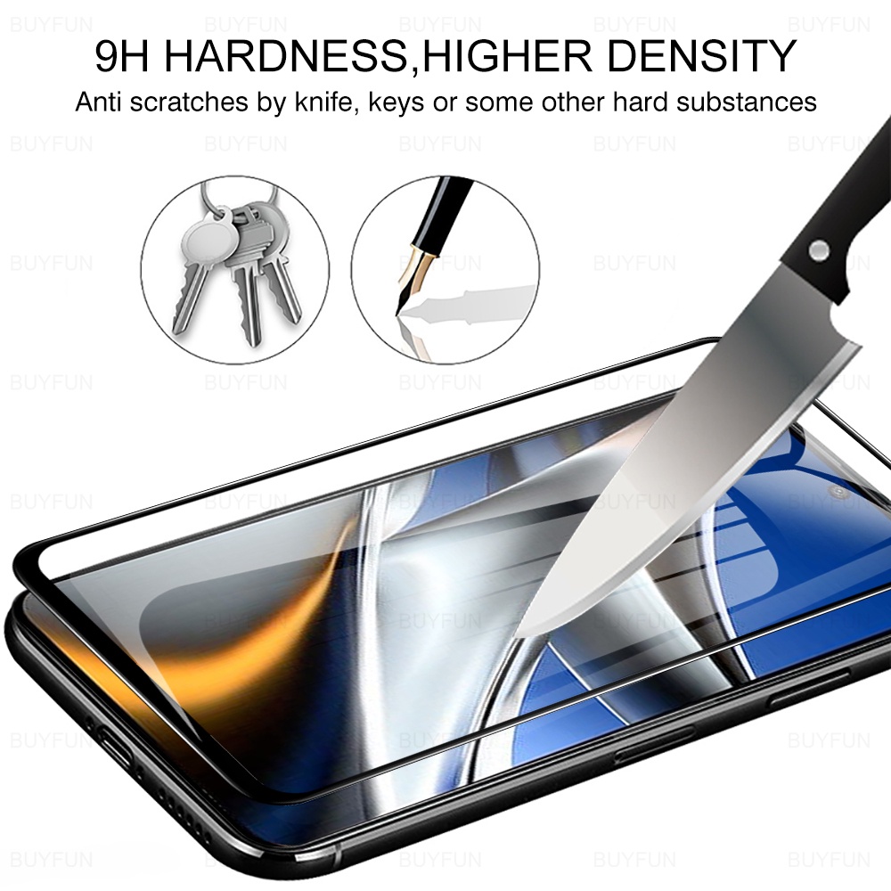 Set 2 Kính Cường Lực Bảo Vệ Màn Hình Điện Thoại Dành Cho Poco X4 Pro 5G X4 X3nfc X3pro X3 gt F3 Poco M4 M3 Pro 5G