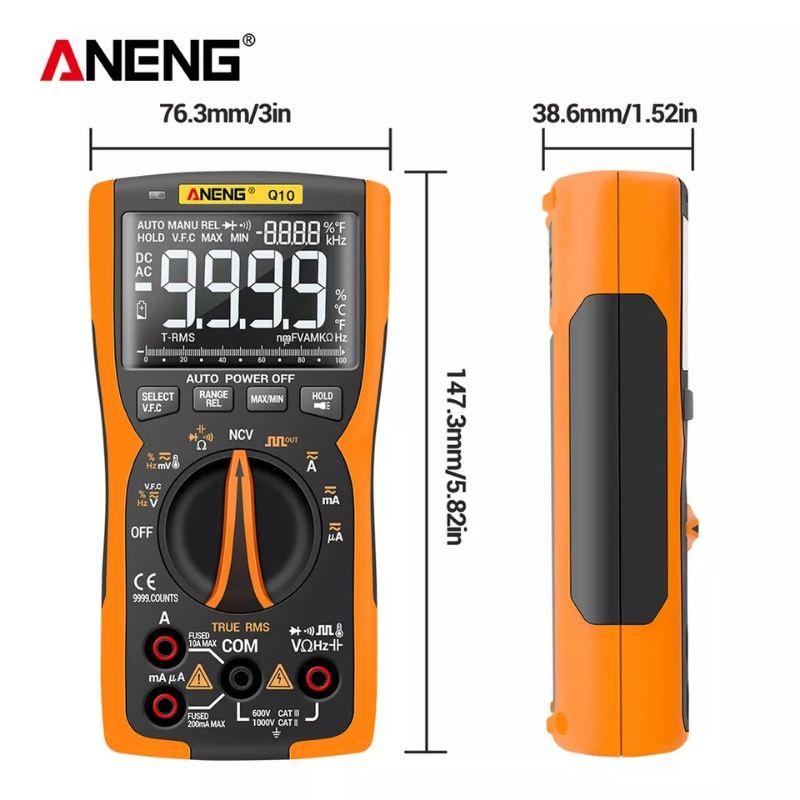 Đồng hồ vạn năng kỹ thuật số ANENG Q10 chuyên nghiệp bản nâng cấp ANENG Q1